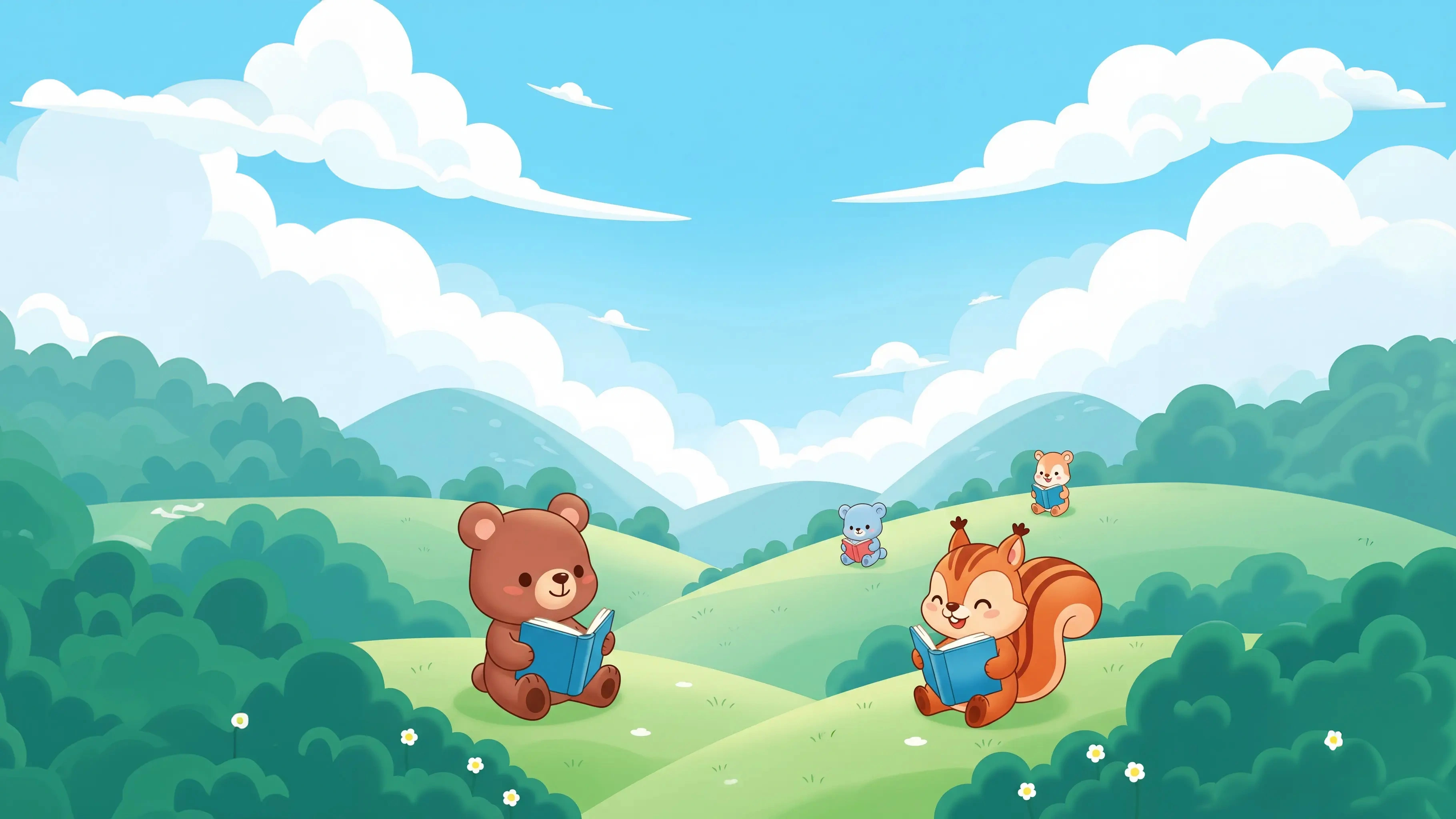 Magical storybook world for children's bedtime stories and fairy tales